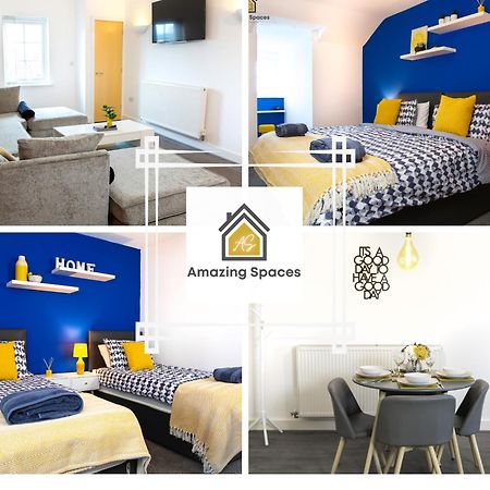Large Unique 2 Bedroom Duplex Apartment With Private Parking & Free Wifi - Vat Qualifying By Amazing Spaces Relocations Ltd Warrington Exterior foto